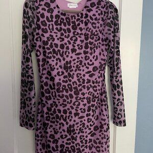 NWT! Stunning Lovers + friends Sasha animal print mini dress Size M